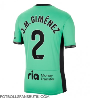 Atletico Madrid Jose Gimenez #2 Replika Tredje Tröja 2023-24 Kortärmad